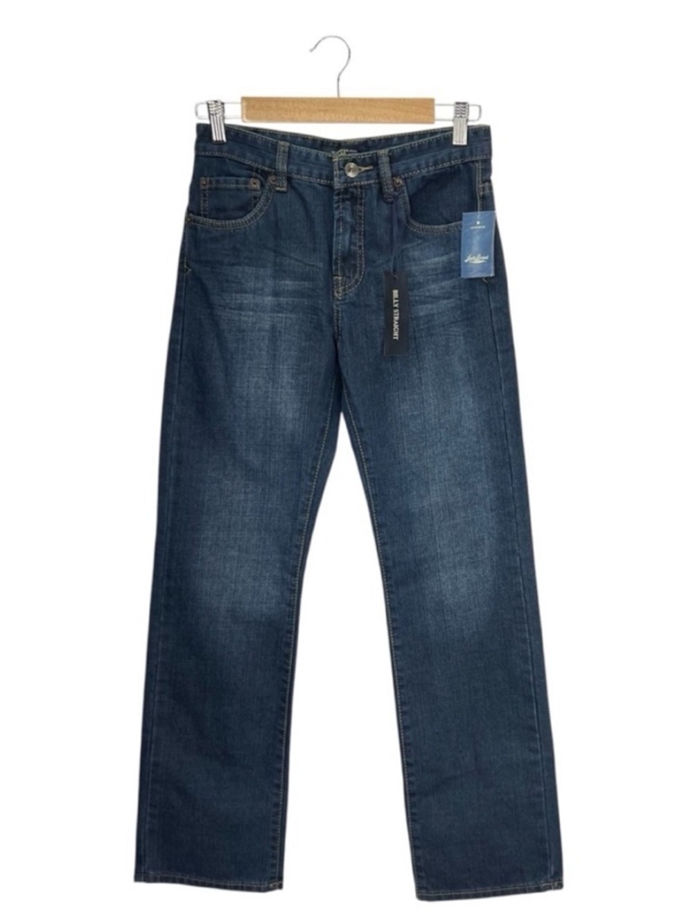 Lucky Brand Boy’s Straight Leg Jeans Size 16 Dark Wash Blue Kids New NWT